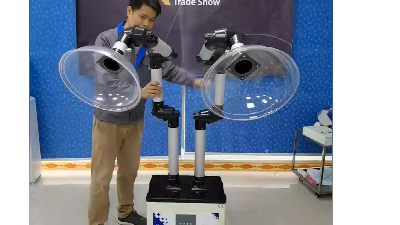 執(zhí)信環(huán)保車間除塵器設(shè)備吸塵器,除塵器小型,凈化企業(yè)車間煙塵污染！